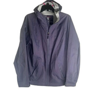 Champion Waterproof Breathable Technology Rain Wind‎ Jacket Purple Women's Large